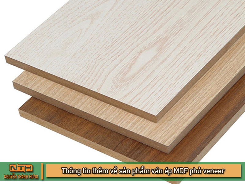 Ván MDF phủ veneer 