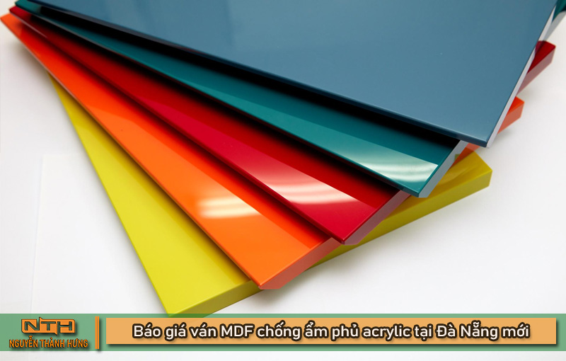 Ván MDF chống ẩm phủ acrylic