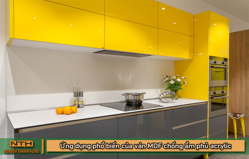 Ván MDF chống ẩm phủ acrylic