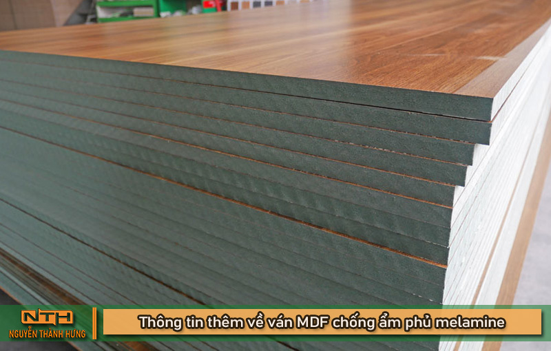 Ván MDF chống ẩm phủ melamine