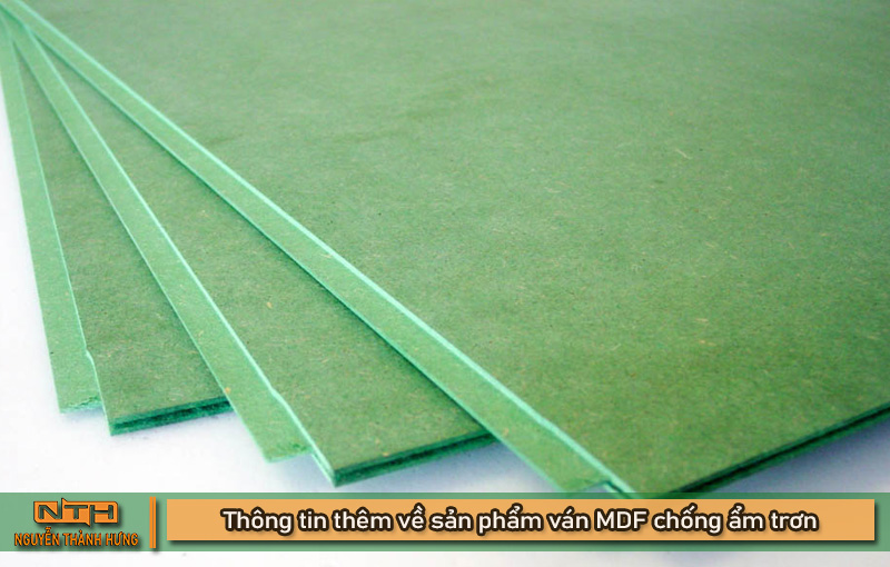 Ván MDF chống ẩm trơn