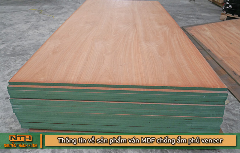 Ván MDF chống ẩm phủ veneer
