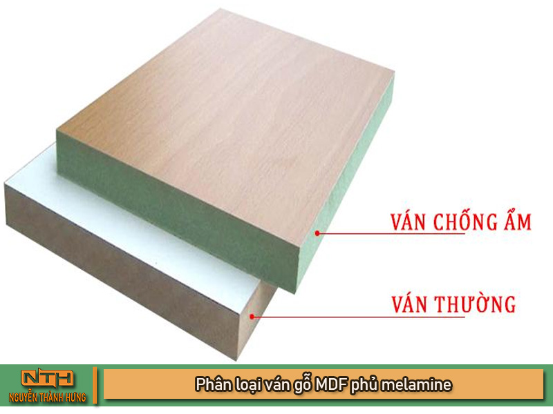 Ván MDF phủ melamine