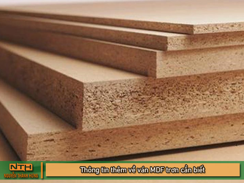 Ván MDF trơn