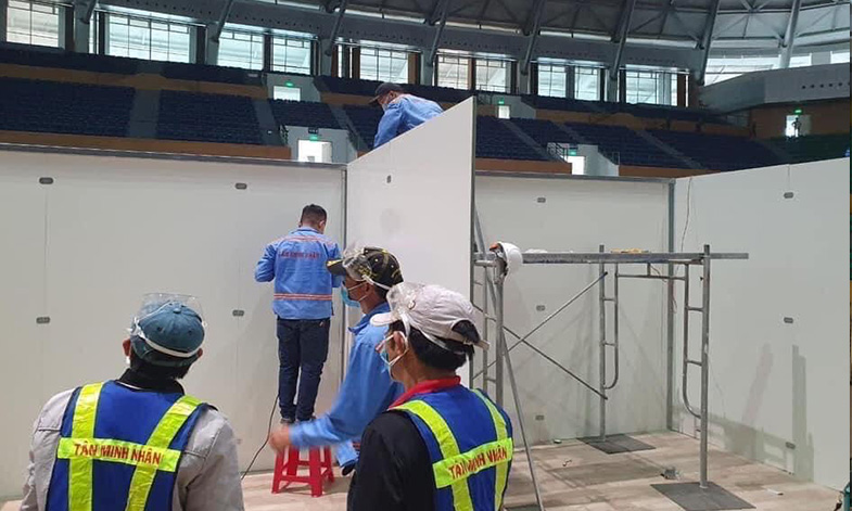 Dự án lắp đặt bệnh viện dã chiến chống dịch Covid tại Đà Nẵng