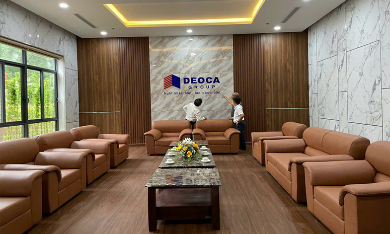 Dự án lắp đặt nội ngoại thất văn phòng tại DEOCA GROUP
